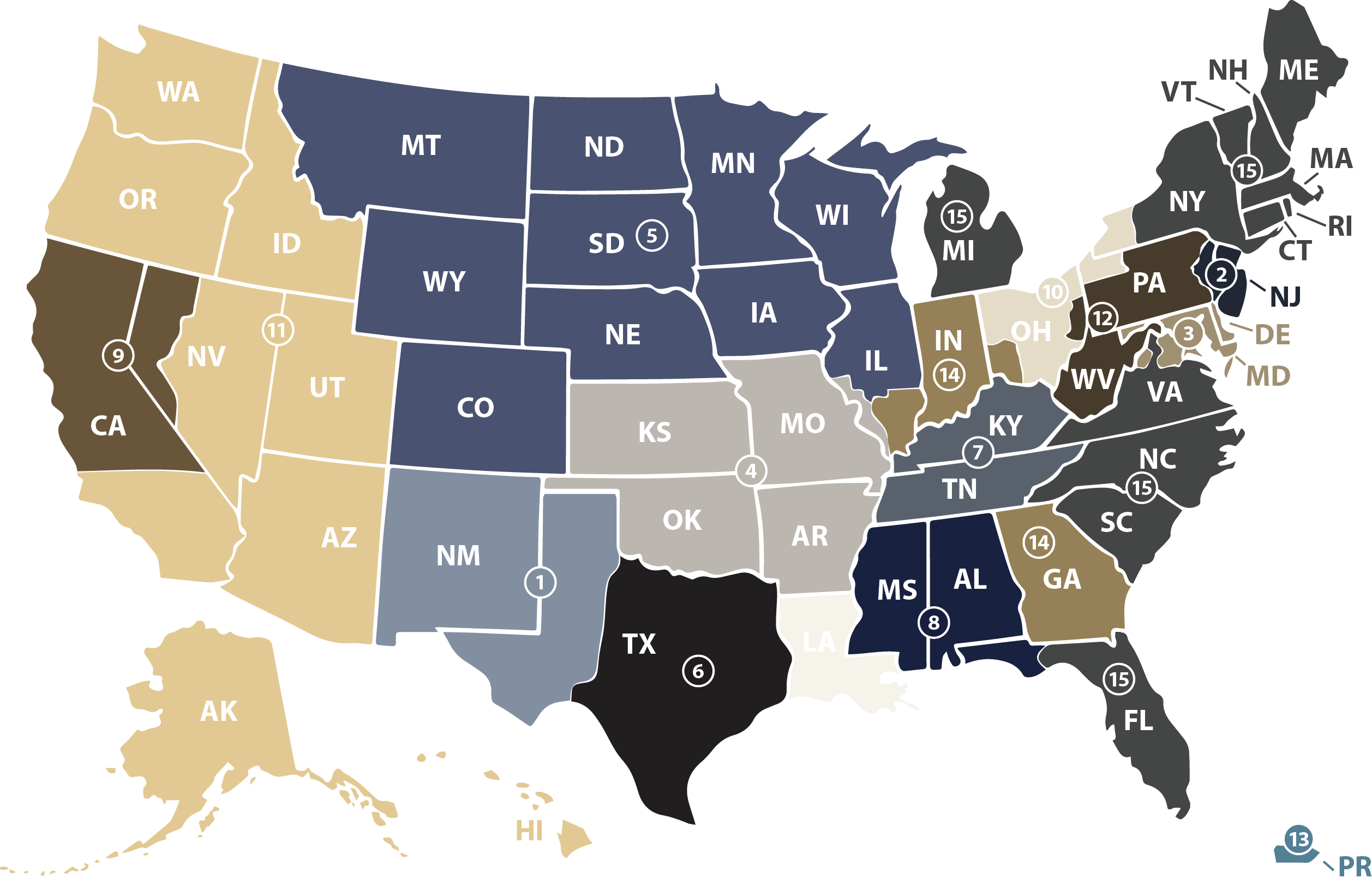 Locations Map